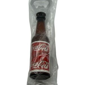 Coca Cola Bottle Shaped Bottle‎ Opener Keychain New